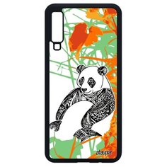 Чехол на смартфон Galaxy A7 2018, "Панда" Азия Медведь Utaupia