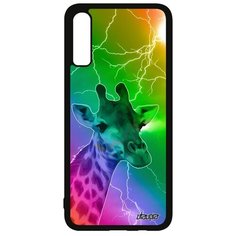 Чехол на смартфон Samsung Galaxy A70, "Жираф" Giraffe Африка Utaupia