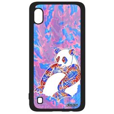 Чехол на смартфон Samsung Galaxy A10, "Панда" Большая Бамбук Utaupia