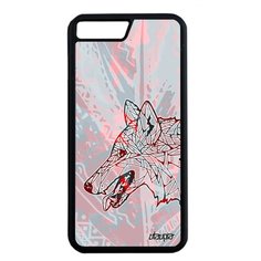 Чехол на смартфон Apple iPhone 8 Plus, "Волк" Хищник Злой Utaupia