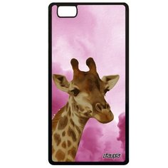 Чехол на смартфон P8 Lite 2015, "Жираф" Пятна Животное Utaupia