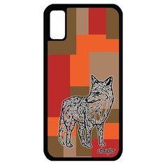 Чехол на смартфон iPhone X, "Лиса" Охота Тайга Utaupia