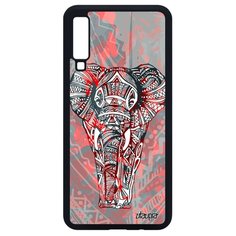 Чехол на смартфон Galaxy A7 2018, "Слон" Азиатский Elephant Utaupia