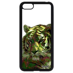 Чехол на смартфон Huawei Y5 2018, "Царь тигр" Tiger Джунгли Utaupia