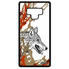Чехол на смартфон Galaxy Note 9, "Волк" Зверь Хаски Utaupia