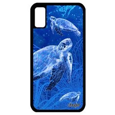Чехол на смартфон iPhone XS, "Черепаха" Морская Гиганская Utaupia