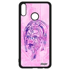 Чехол на смартфон Honor 8X, "Портрет женщины" Цветок Лицо Utaupia