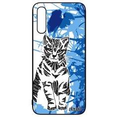 Чехол на смартфон Samsung Galaxy A50, "Кот" Тигристый Дикий Utaupia