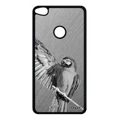 Чехол на смартфон Хуавей P9 / P8 Лайт 2017 уникальный дизайн Попугай Жако Тропики Utaupia