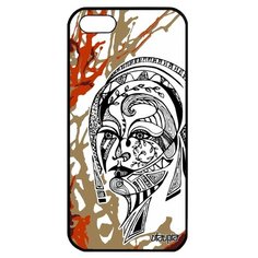 Чехол на смартфон Apple iPhone 5 5S SE, "Портрет женщины" Fleur Трибал Utaupia