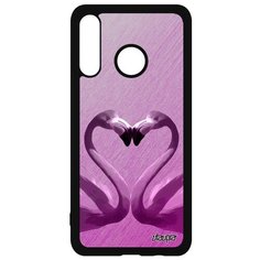 Чехол на смартфон P30 Lite, "Фламинго" Семья Символ Utaupia