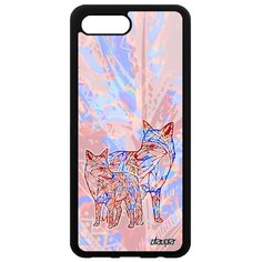 Чехол на смартфон Honor 10, "Лиса" Охота Лис Utaupia