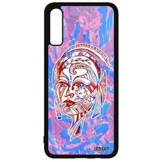 Чехол на смартфон Samsung Galaxy A70, "Портрет женщины" Цветок Utaupia
