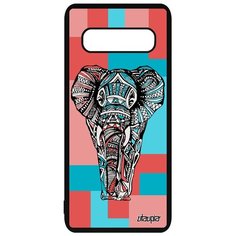 Чехол на смартфон Galaxy S10, "Слон" Elephant Саванна Utaupia