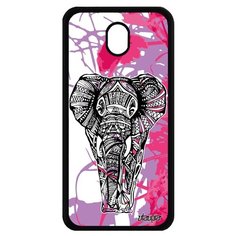 Чехол на смартфон Galaxy J7 2017, "Слон" Саванна Африканский Utaupia