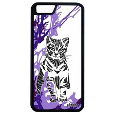 Чехол на смартфон iPhone 6 6S Plus, "Кот" Маленький Пушистый Utaupia