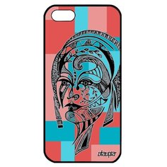 Чехол на смартфон Apple iPhone 5 5S SE, "Портрет женщины" Лицо Этнический Utaupia