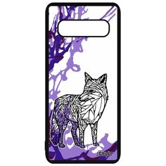 Чехол на смартфон Samsung Galaxy S10 Plus, "Лиса" Fox Коварная Utaupia