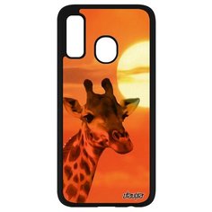 Чехол на смартфон Galaxy A40, "Жираф" Африка Пятна Utaupia
