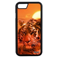 Чехол на смартфон iPhone 8, "Царь тигр" Охота Дикий Utaupia