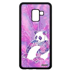 Чехол на смартфон Samsung Galaxy A8 2018, "Панда" Panda Большая Utaupia