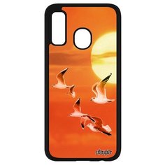 Чехол на смартфон Samsung Galaxy A40, "Чайки" Ливингстон Птицы Utaupia