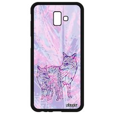 Чехол на смартфон Samsung Galaxy J6 Plus 2018, "Лиса" Тайга Хитрая Utaupia