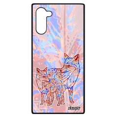 Чехол на смартфон Galaxy Note 10, "Лиса" Хитрая Лисица Utaupia