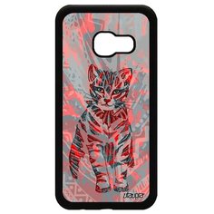 Чехол на смартфон Galaxy A3 2017, "Кот" Cat Бенгальский Utaupia