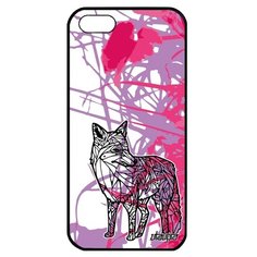 Чехол на смартфон iPhone 5 5S SE, "Лиса" Зверь Тайга Utaupia