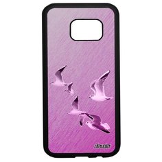 Чехол на смартфон Galaxy S7, "Чайки" Птицы Море Utaupia
