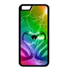 Чехол на смартфон iPhone 6 6S, "Фламинго" Пара Розовый Utaupia