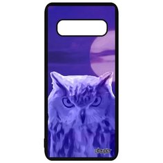 Чехол на смартфон Samsung Galaxy S10, "Сова" Филин Хищник Utaupia