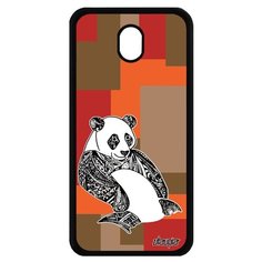 Чехол на смартфон Samsung Galaxy J7 2017, "Панда" Panda Медведь Utaupia