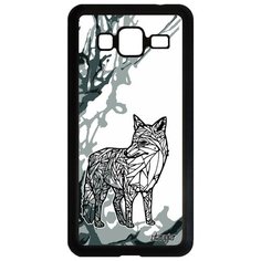 Чехол на смартфон Samsung Galaxy J3 2016, "Лиса" Fox Тайга Utaupia