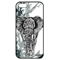 Чехол на смартфон iPhone 5 5S SE, "Слон" Азиатский Elephant Utaupia