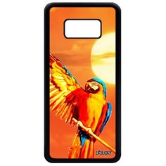 Чехол на смартфон Samsung Galaxy S8, "Попугай" Жако Тропики Utaupia