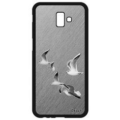 Чехол на смартфон Galaxy J6 Plus 2018, "Чайки" Буревестник Птицы Utaupia