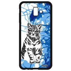 Чехол на смартфон Samsung Galaxy J6 Plus 2018, "Кот" Пушистый Cat Utaupia