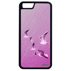 Чехол на смартфон Apple iPhone 6 6S Plus, "Чайки" Птицы Ливингстон Utaupia