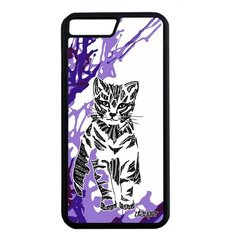 Чехол на смартфон Apple iPhone 8 Plus, "Кот" Дикий Пушистый Utaupia