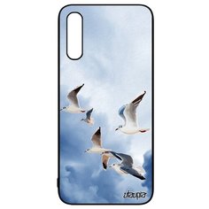 Чехол на смартфон Galaxy A50, "Чайки" Крачка Море Utaupia