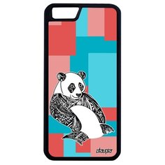 Чехол на смартфон iPhone 6 6S Plus, "Панда" Азия Бамбук Utaupia