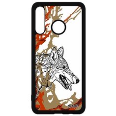 Чехол на смартфон P30 Lite, "Волк" Злой Зверь Utaupia