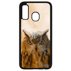 Чехол на смартфон Samsung Galaxy A40, "Сова" Животные Ночной Utaupia
