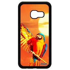 Чехол на смартфон Samsung Galaxy A3 2017, "Попугай" Жако Тропики Utaupia