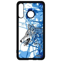 Чехол на смартфон Huawei P30 Lite, "Волк" Wolf Охота Utaupia