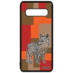 Чехол на смартфон Galaxy S10, "Лиса" Лисенок Хищник Utaupia