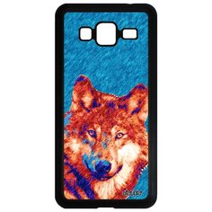Чехол на смартфон Samsung Galaxy J3 2016, "Дикий волк" Хищник Охота Utaupia