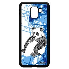 Чехол на смартфон Galaxy J6 2018, "Панда" Тибет Азия Utaupia